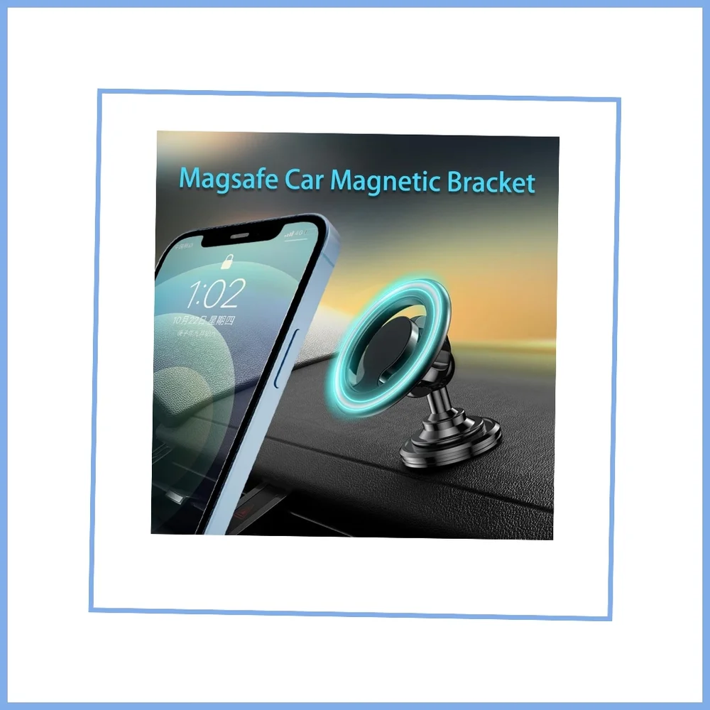 Magnetic Car Phone Holder Black NWT
